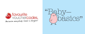 Logos of My Favourite Voucher Codes and of Baby Basics