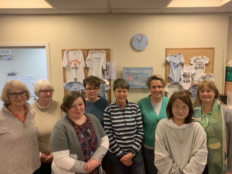 Photo of a team of volunteers